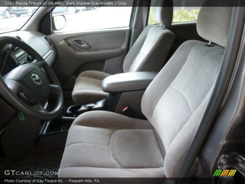 Dark Shadow Gray Metallic / Gray 2002 Mazda Tribute LX V6 4WD