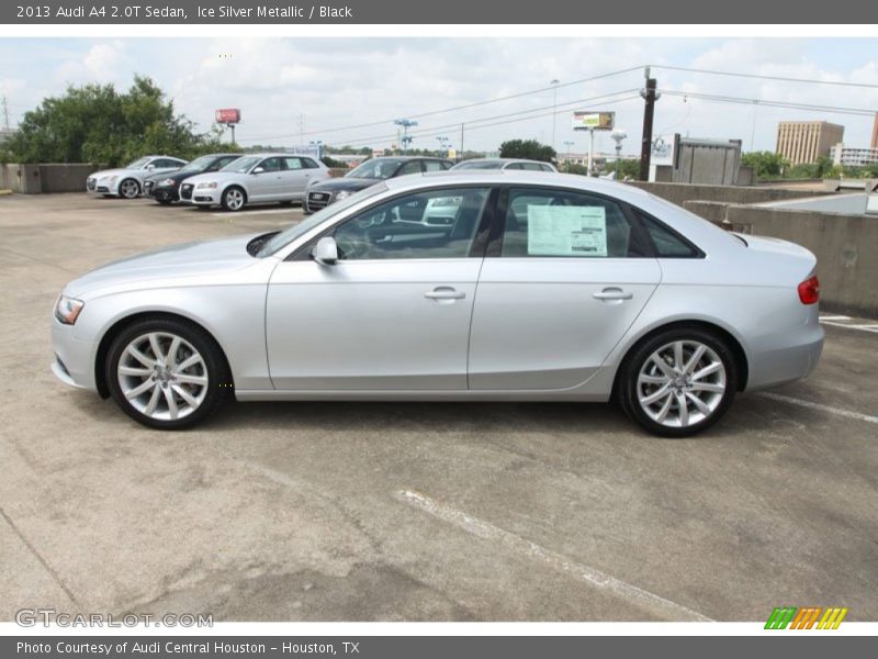 Ice Silver Metallic / Black 2013 Audi A4 2.0T Sedan
