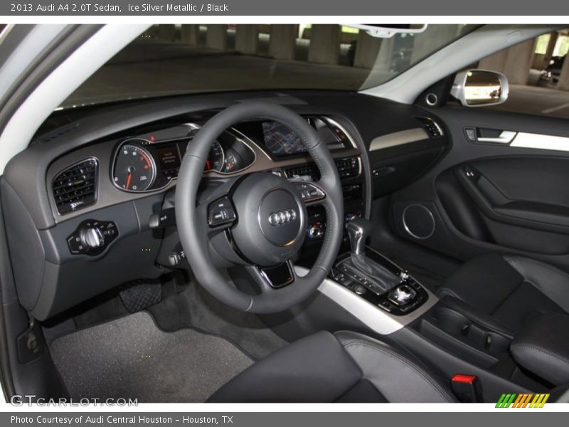 Ice Silver Metallic / Black 2013 Audi A4 2.0T Sedan