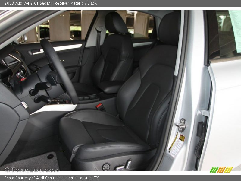 Ice Silver Metallic / Black 2013 Audi A4 2.0T Sedan