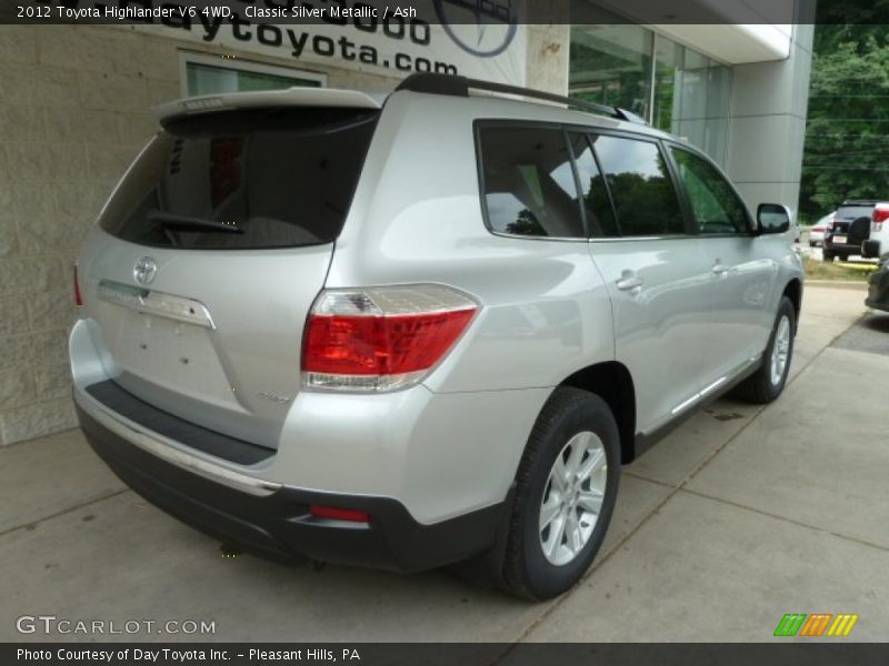 Classic Silver Metallic / Ash 2012 Toyota Highlander V6 4WD