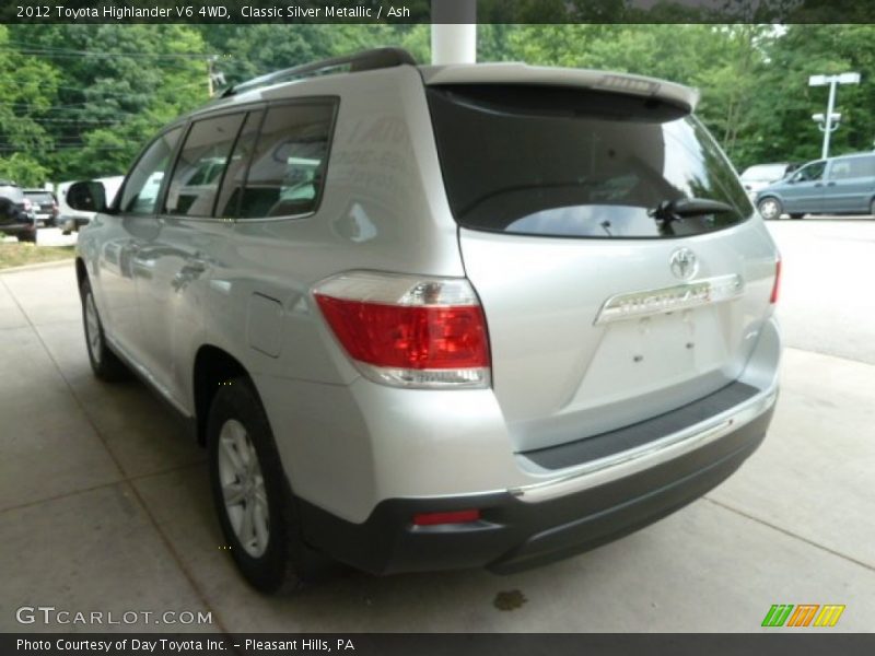 Classic Silver Metallic / Ash 2012 Toyota Highlander V6 4WD