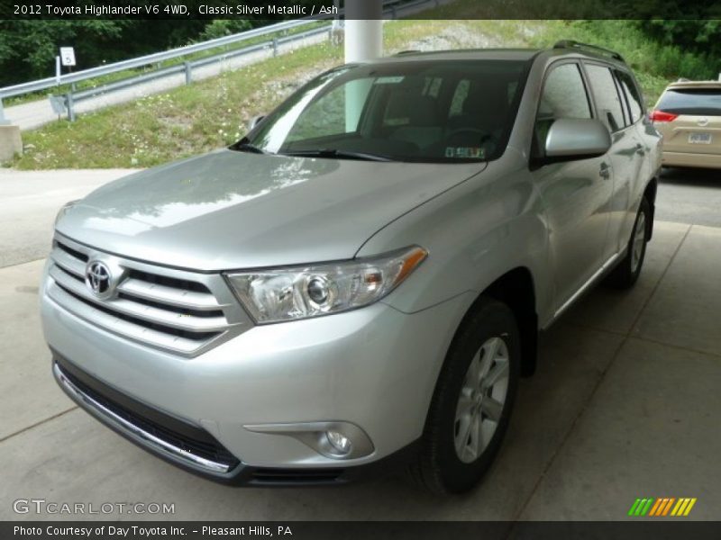 Classic Silver Metallic / Ash 2012 Toyota Highlander V6 4WD