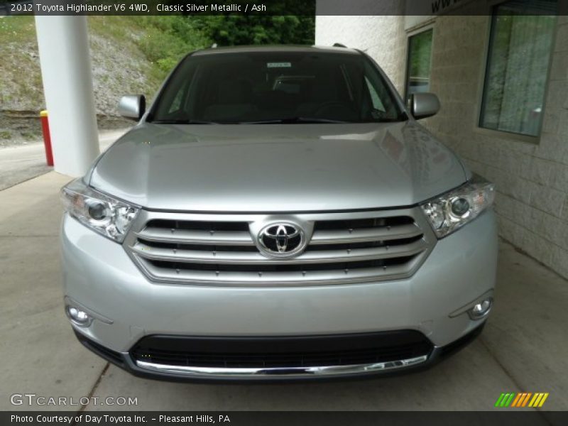 Classic Silver Metallic / Ash 2012 Toyota Highlander V6 4WD