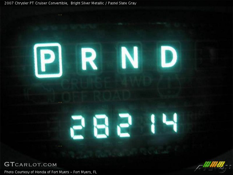 Bright Silver Metallic / Pastel Slate Gray 2007 Chrysler PT Cruiser Convertible