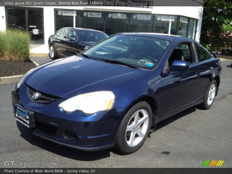 Eternal Blue Pearl / Ebony 2003 Acura RSX Sports Coupe