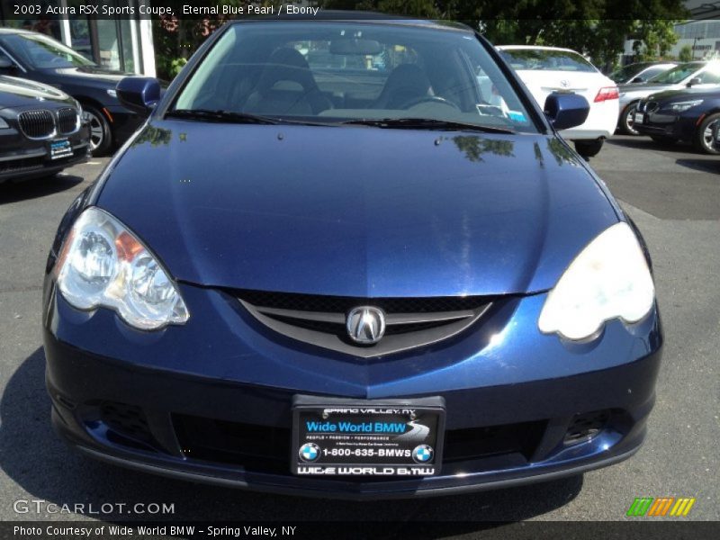 Eternal Blue Pearl / Ebony 2003 Acura RSX Sports Coupe