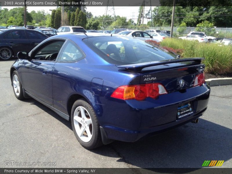 Eternal Blue Pearl / Ebony 2003 Acura RSX Sports Coupe