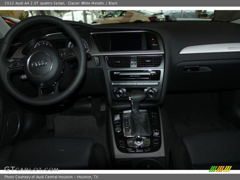 Glacier White Metallic / Black 2013 Audi A4 2.0T quattro Sedan