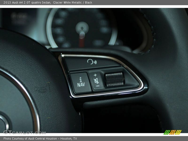 Glacier White Metallic / Black 2013 Audi A4 2.0T quattro Sedan