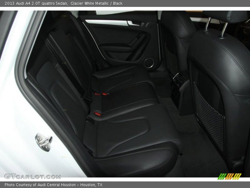 Glacier White Metallic / Black 2013 Audi A4 2.0T quattro Sedan