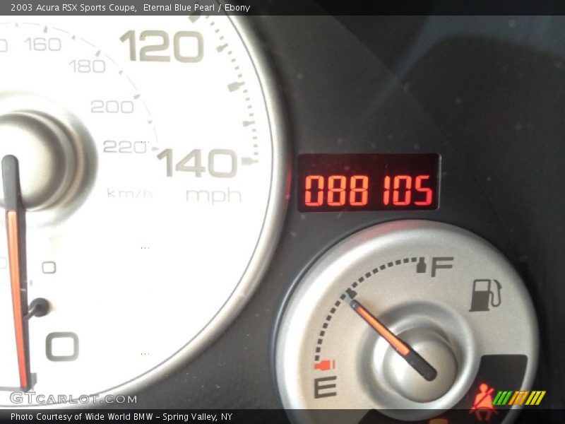 Eternal Blue Pearl / Ebony 2003 Acura RSX Sports Coupe