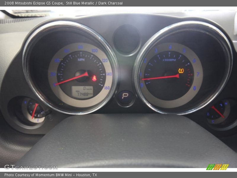 Still Blue Metallic / Dark Charcoal 2008 Mitsubishi Eclipse GS Coupe