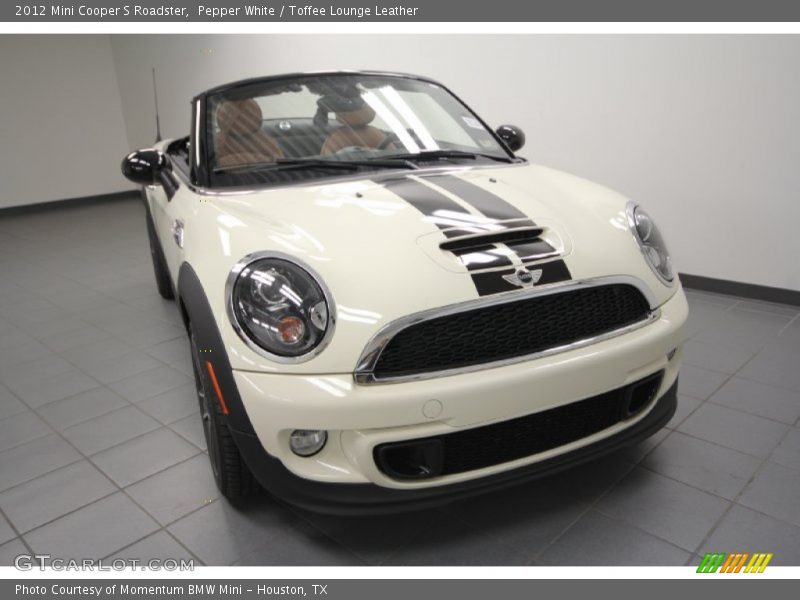 Pepper White / Toffee Lounge Leather 2012 Mini Cooper S Roadster