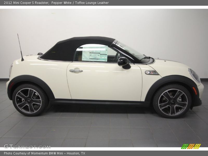  2012 Cooper S Roadster Pepper White