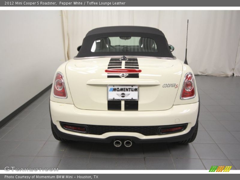 Pepper White / Toffee Lounge Leather 2012 Mini Cooper S Roadster