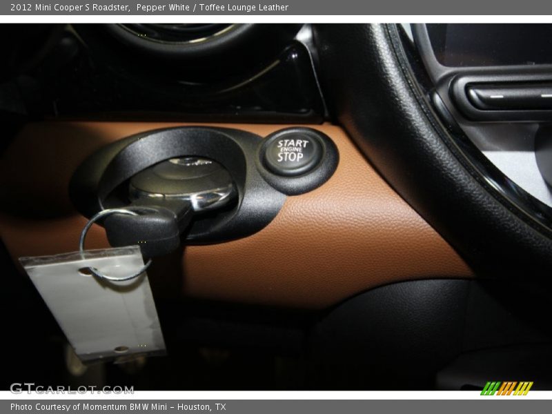 Pepper White / Toffee Lounge Leather 2012 Mini Cooper S Roadster