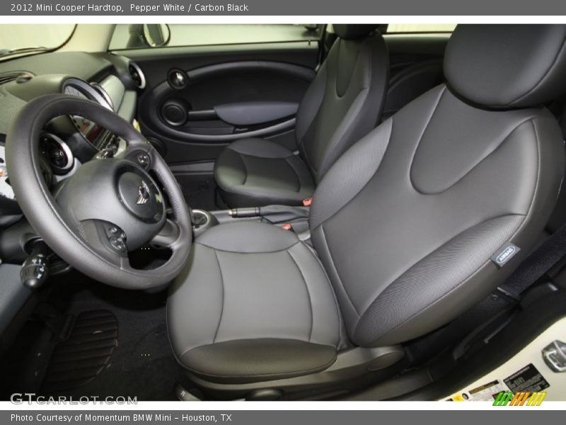 Pepper White / Carbon Black 2012 Mini Cooper Hardtop