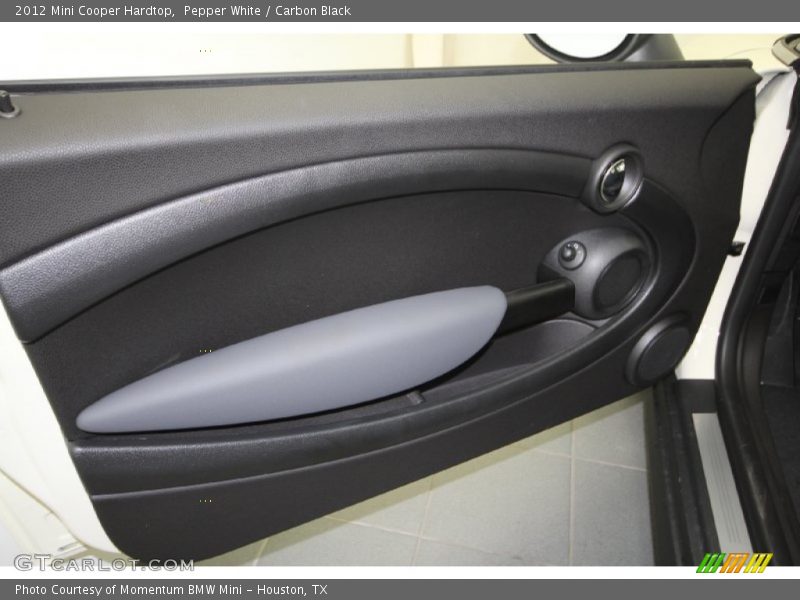 Pepper White / Carbon Black 2012 Mini Cooper Hardtop