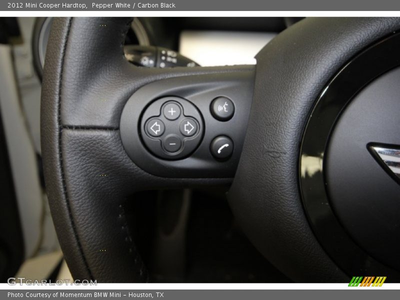 Pepper White / Carbon Black 2012 Mini Cooper Hardtop