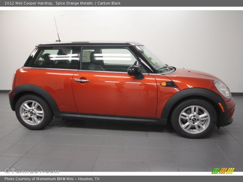 Spice Orange Metallic / Carbon Black 2012 Mini Cooper Hardtop