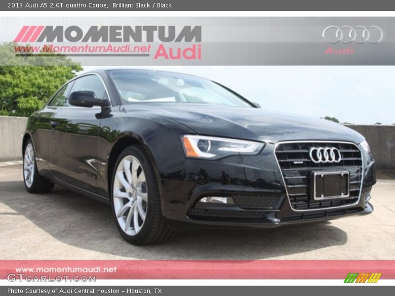 Brilliant Black / Black 2013 Audi A5 2.0T quattro Coupe