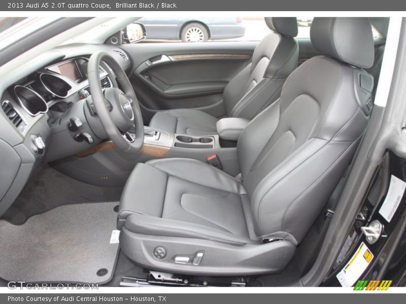 Front Seat of 2013 A5 2.0T quattro Coupe