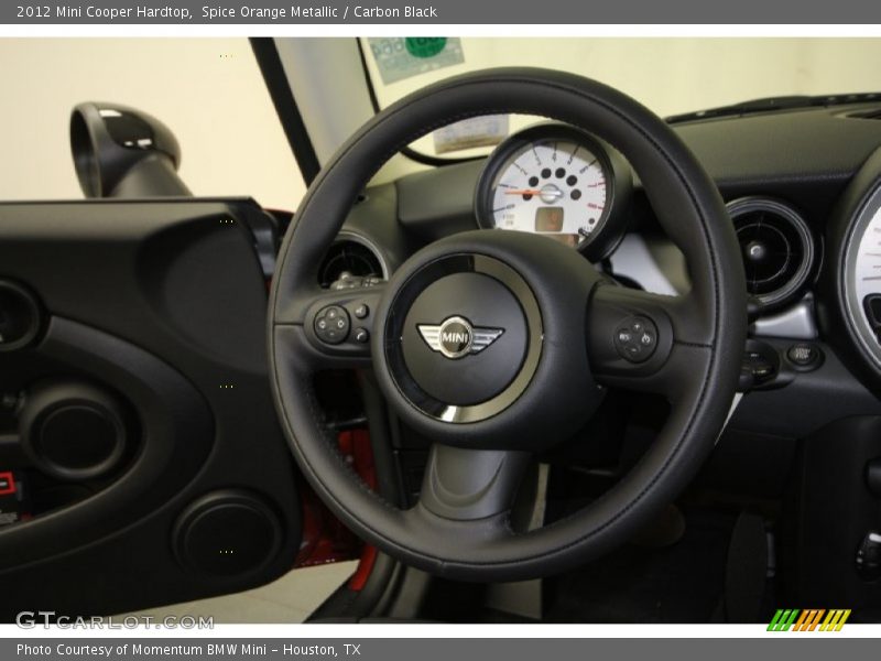 Spice Orange Metallic / Carbon Black 2012 Mini Cooper Hardtop