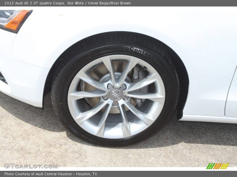 Ibis White / Velvet Beige/Moor Brown 2013 Audi A5 2.0T quattro Coupe