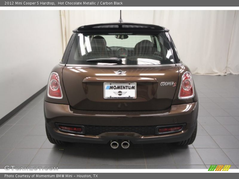 Hot Chocolate Metallic / Carbon Black 2012 Mini Cooper S Hardtop