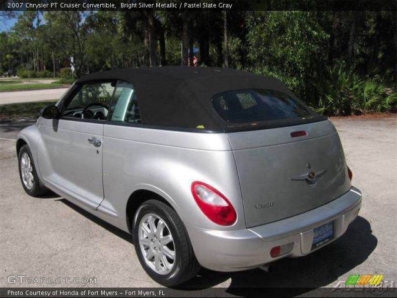 Bright Silver Metallic / Pastel Slate Gray 2007 Chrysler PT Cruiser Convertible
