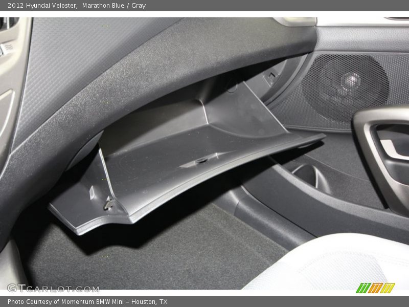 Marathon Blue / Gray 2012 Hyundai Veloster
