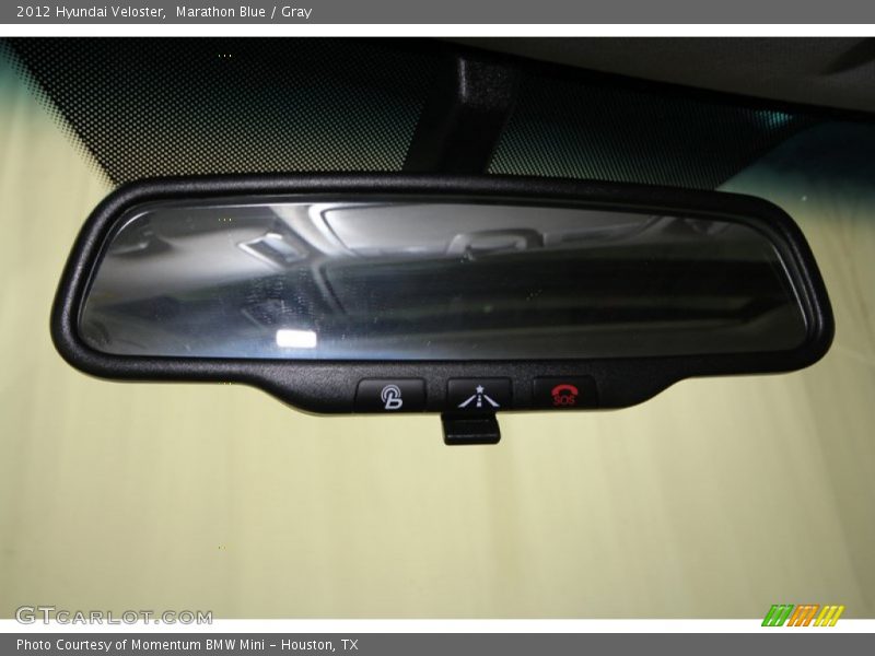 Marathon Blue / Gray 2012 Hyundai Veloster