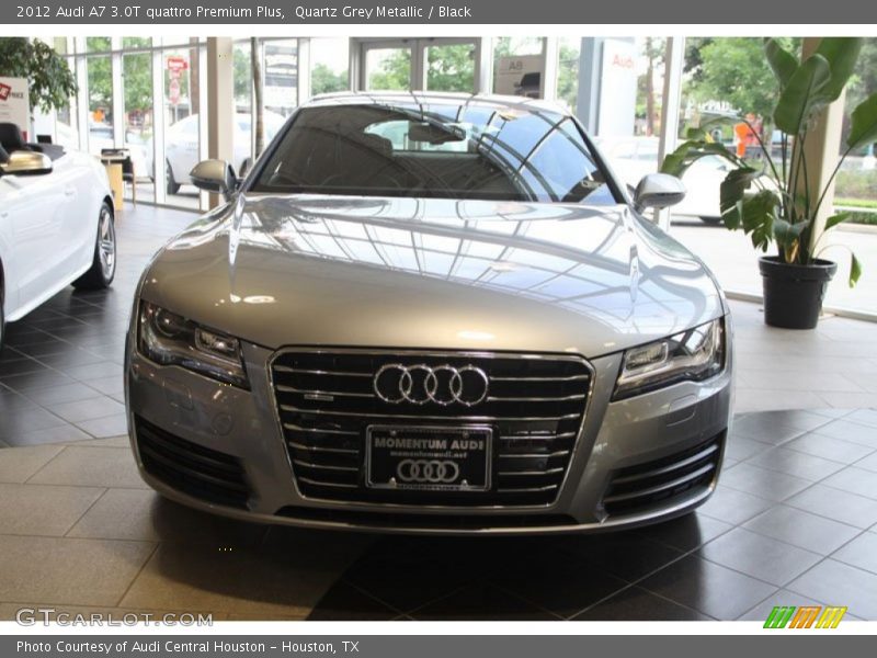 Quartz Grey Metallic / Black 2012 Audi A7 3.0T quattro Premium Plus