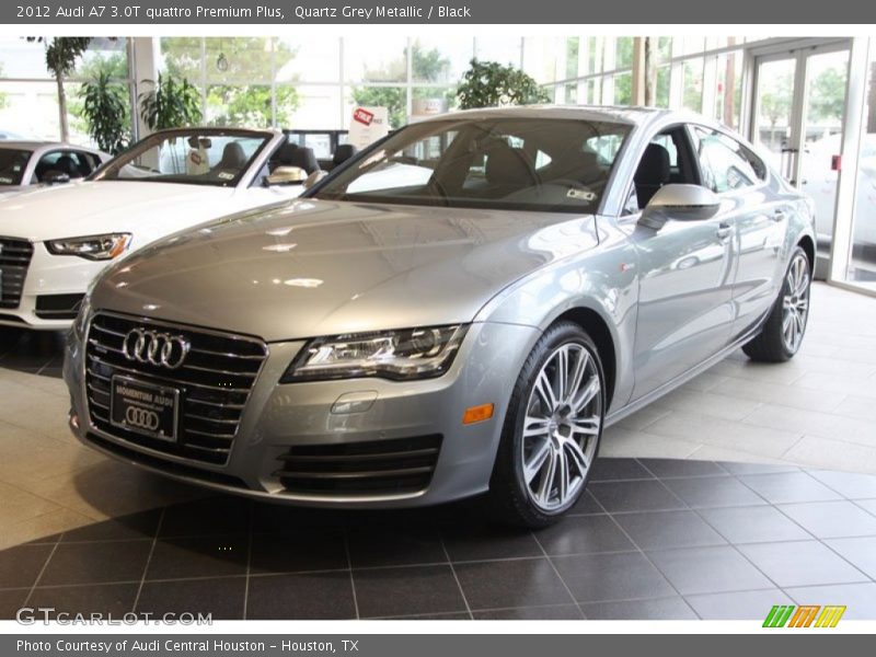 Quartz Grey Metallic / Black 2012 Audi A7 3.0T quattro Premium Plus