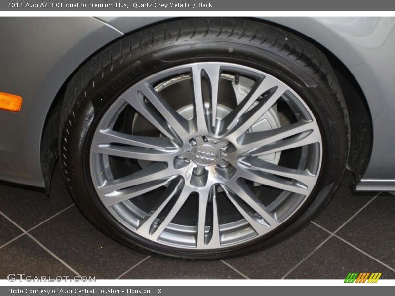 Quartz Grey Metallic / Black 2012 Audi A7 3.0T quattro Premium Plus