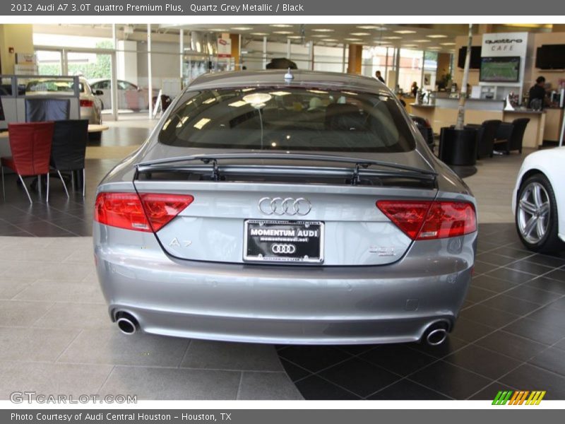 Quartz Grey Metallic / Black 2012 Audi A7 3.0T quattro Premium Plus