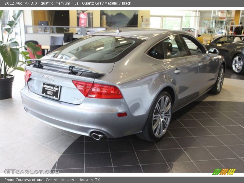 Quartz Grey Metallic / Black 2012 Audi A7 3.0T quattro Premium Plus