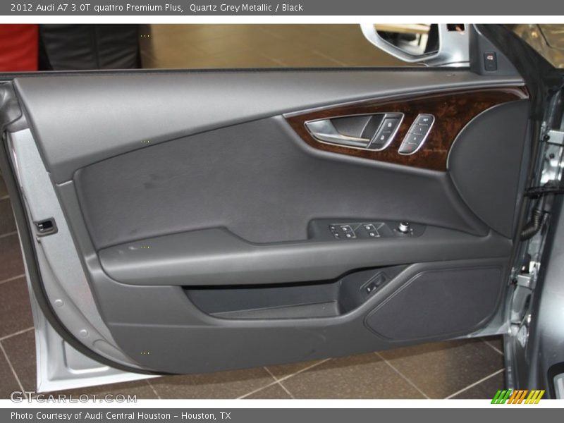 Quartz Grey Metallic / Black 2012 Audi A7 3.0T quattro Premium Plus