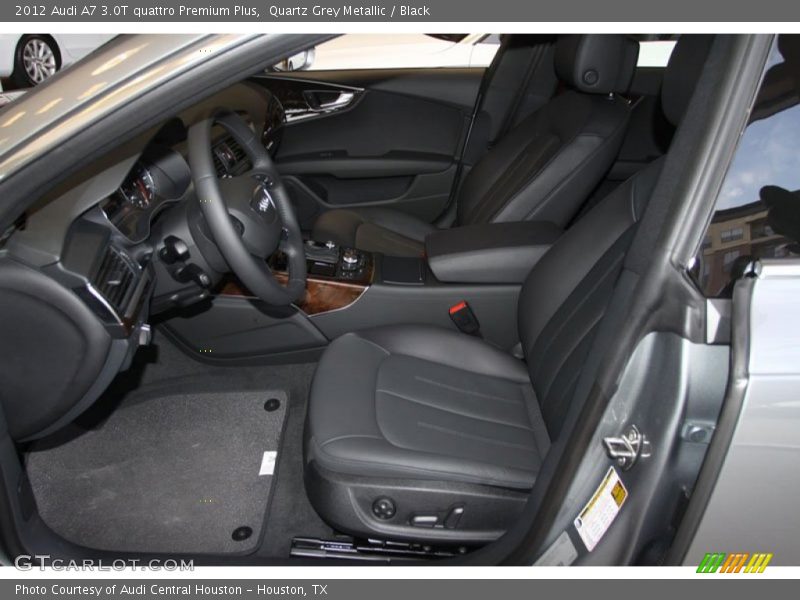 Quartz Grey Metallic / Black 2012 Audi A7 3.0T quattro Premium Plus