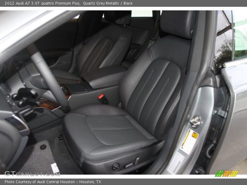 Quartz Grey Metallic / Black 2012 Audi A7 3.0T quattro Premium Plus