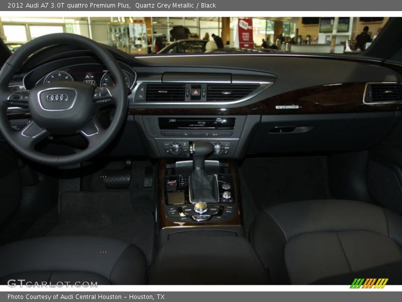 Quartz Grey Metallic / Black 2012 Audi A7 3.0T quattro Premium Plus