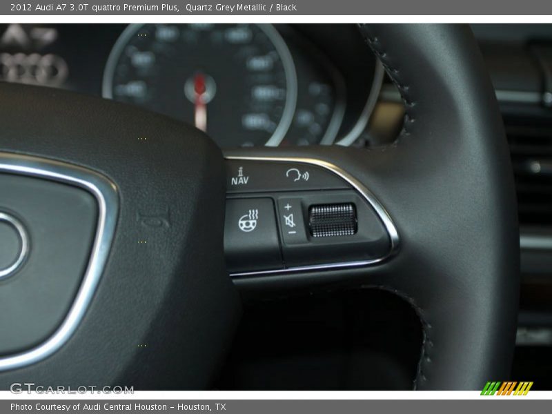 Quartz Grey Metallic / Black 2012 Audi A7 3.0T quattro Premium Plus