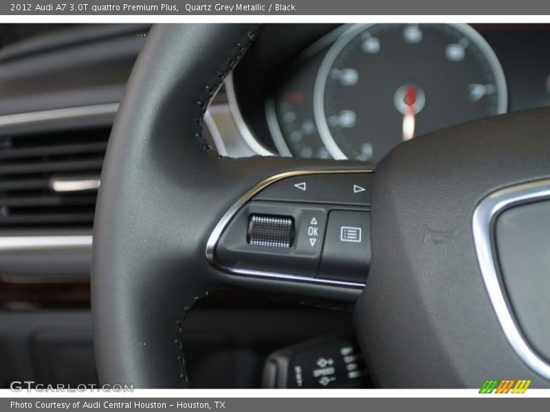 Quartz Grey Metallic / Black 2012 Audi A7 3.0T quattro Premium Plus
