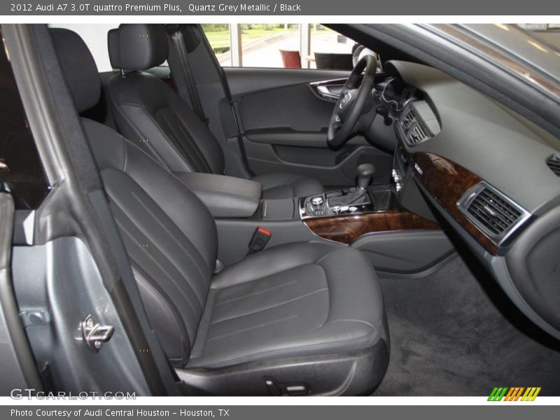 Quartz Grey Metallic / Black 2012 Audi A7 3.0T quattro Premium Plus