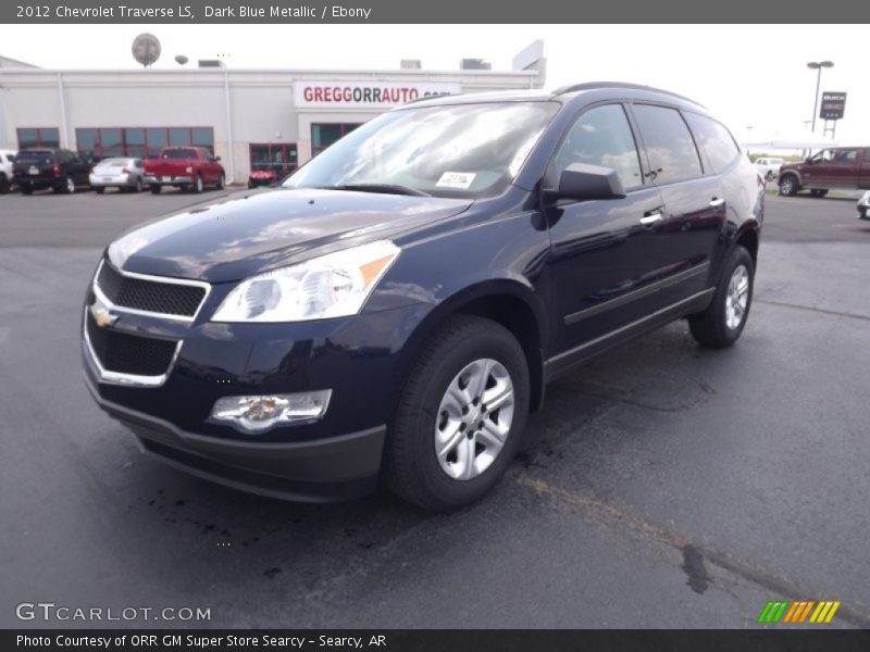 Dark Blue Metallic / Ebony 2012 Chevrolet Traverse LS