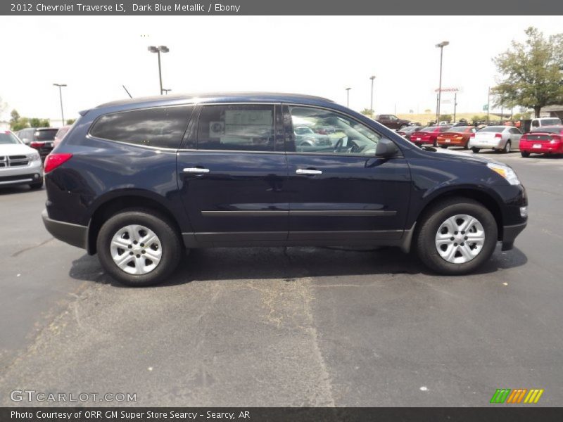 Dark Blue Metallic / Ebony 2012 Chevrolet Traverse LS