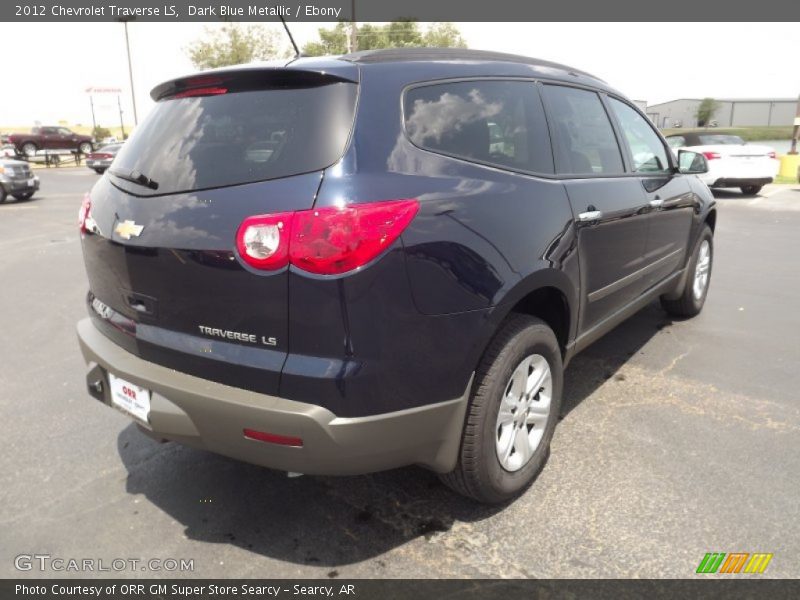 Dark Blue Metallic / Ebony 2012 Chevrolet Traverse LS