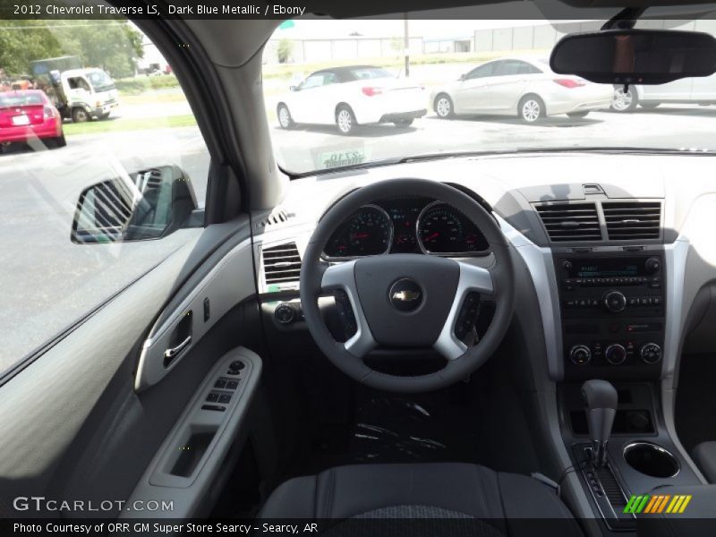 Dark Blue Metallic / Ebony 2012 Chevrolet Traverse LS