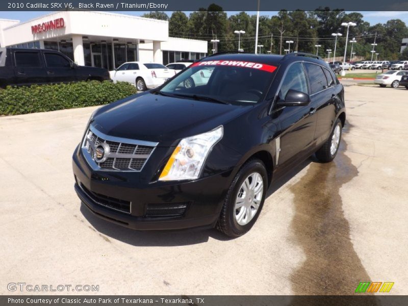 Black Raven / Titanium/Ebony 2010 Cadillac SRX V6